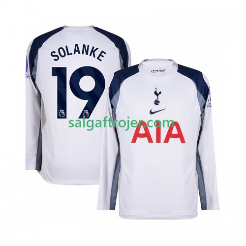 Tottenham Hotspur Solanke 19 Fodboldtrøjer Hjemmebanesæt 2025/26 Langærmet Tottenham Hotspur Solanke 19 Fodboldtrøjer Hjemmebanesæt 2025/26 Langærmet